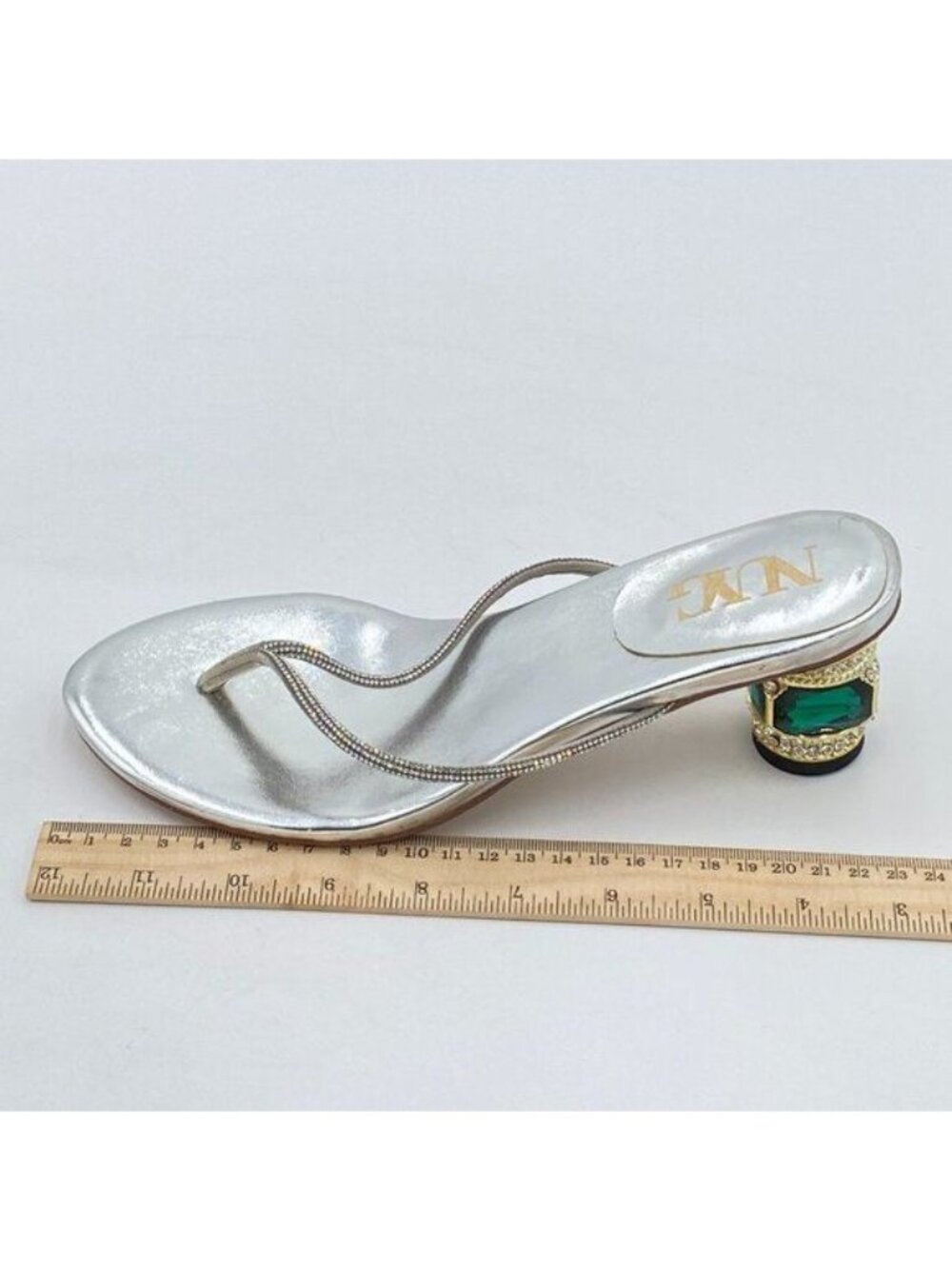 Women Fashion Thong Mid Heel Sandals Casual Flip Flops Open Almond Toe Daily